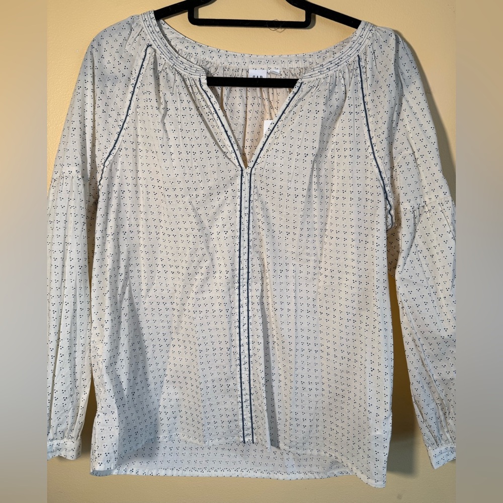 Women's gap peasant top